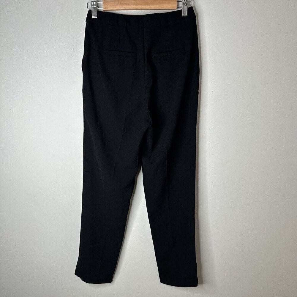 Basque Pants Womens‎ Black Trousers Work Career Corporate Office Pleated  6 - Picture 5 of 12
